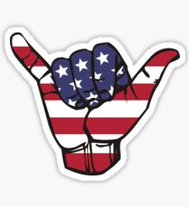 USA Shaka Sticker
