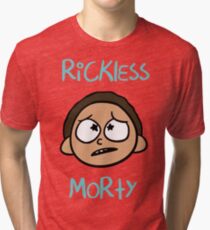 Camiseta de tejido mixto Rickty Morty
