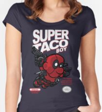 Super Taco Boy Women's Fitted Scoop T-Shirt