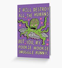 Alien Love Greeting Card