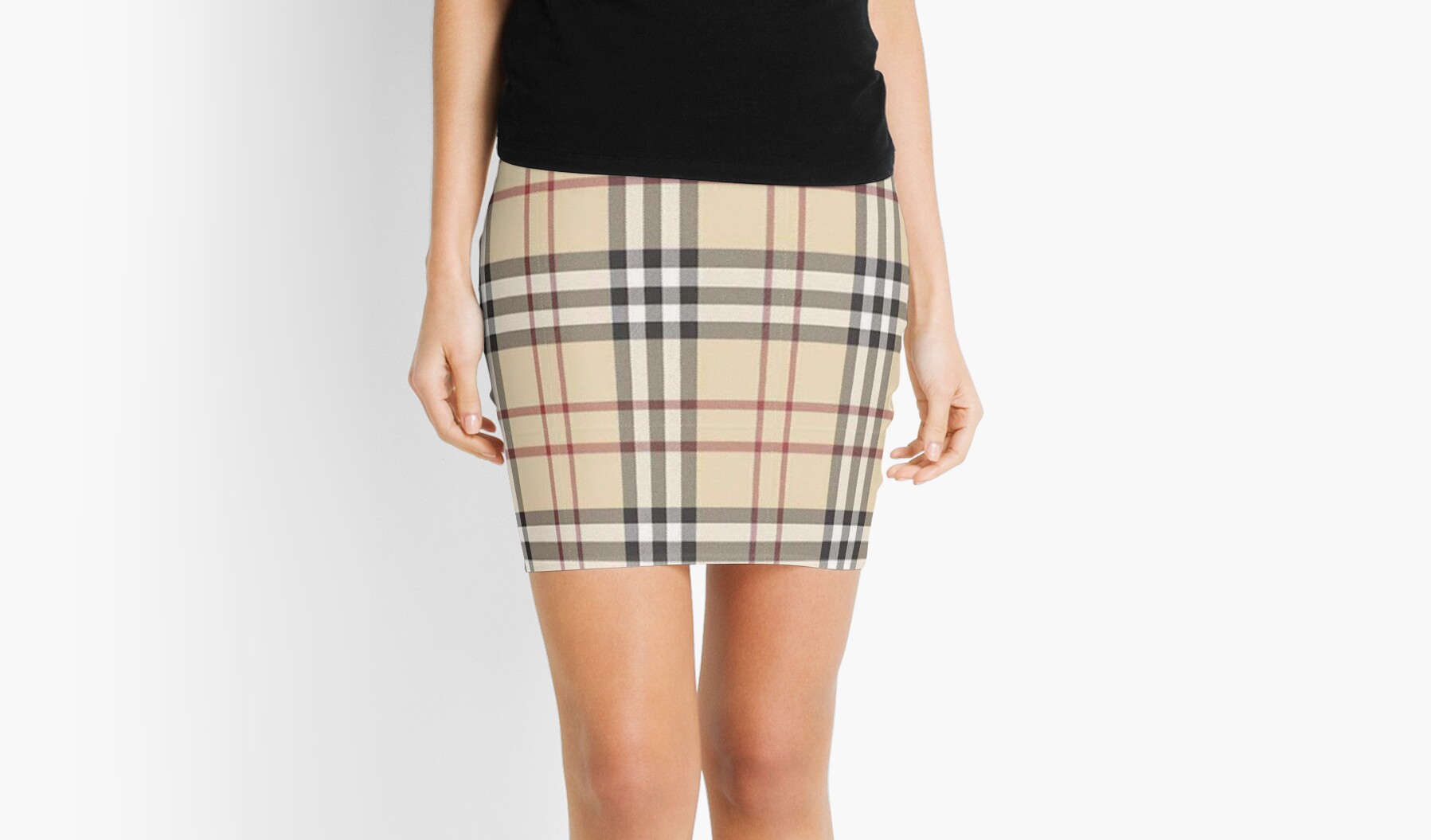 burberry mini skirt plaid