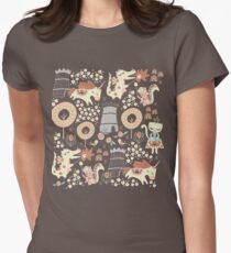 Règne animal T-shirt col V femme