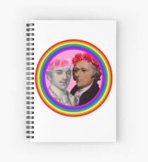 John Laurens x Alexander Hamilton Spiralblock