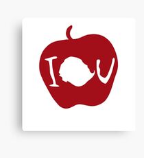 IOU Sherlock Apple Canvas Print