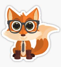 Fox Nerd Sticker