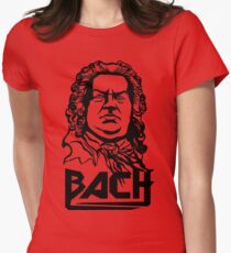 Metal Bach (black) Women's Fitted T-Shirt