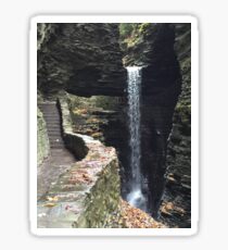 Watkins Glen State Park in New York , USA Sticker