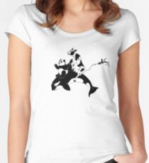 Monochrome Menagerie Women's Fitted Scoop T-Shirt