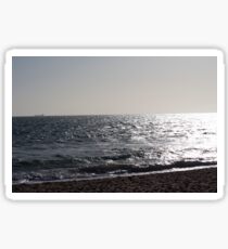 Brighton Beach Sunset Sticker