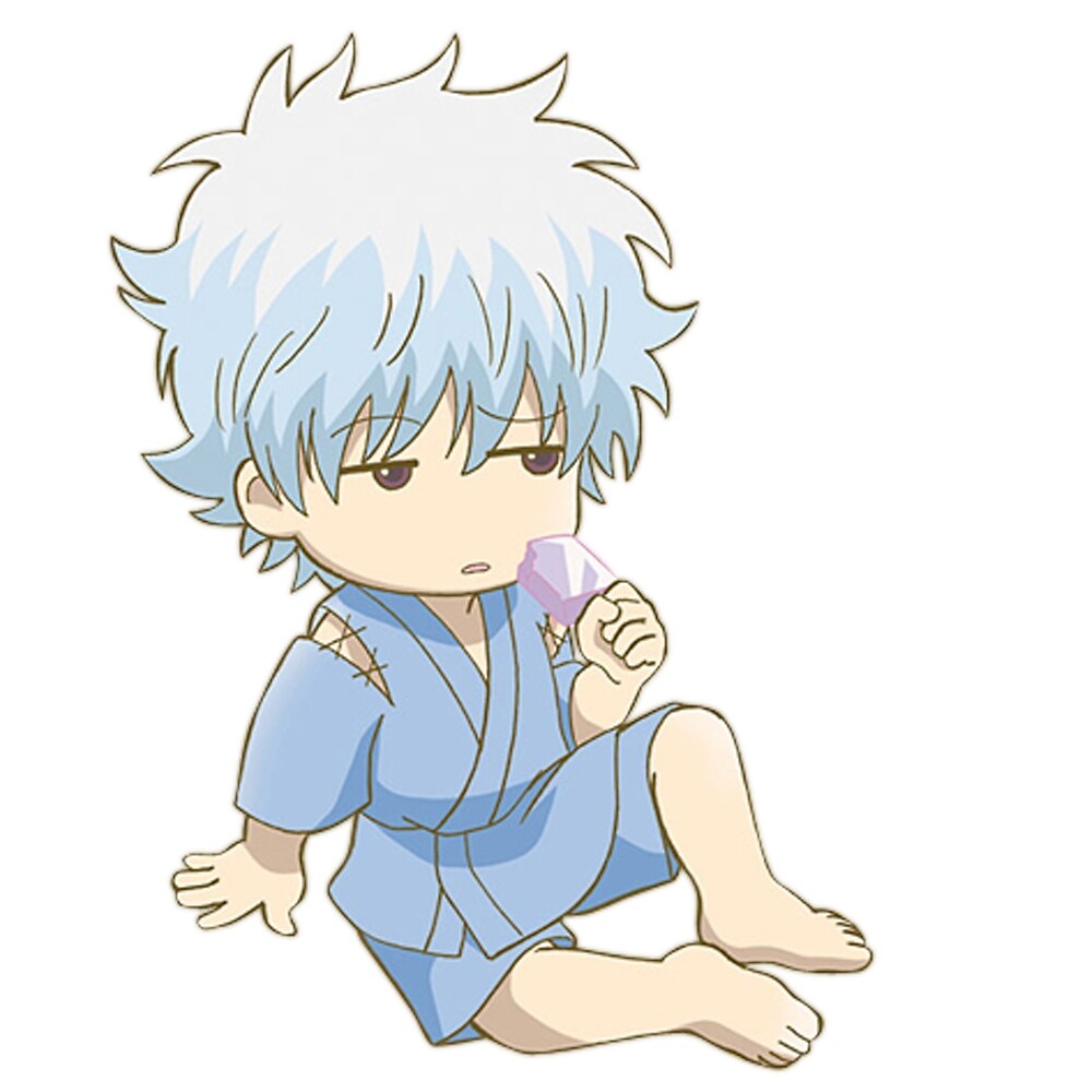 "Gintama - Sakata Gintoki" by youngtrendsette Redbubble
