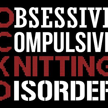 Cute Obsessive Knitting Disorder Tote Bag for Sale by