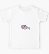Galaxy Narwhal Kids Tee