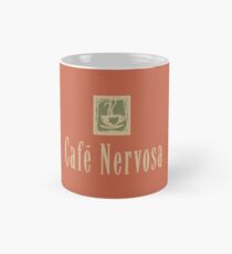 Cafe Nervosa sign – Frasier, Seattle Classic Mug