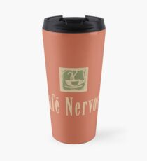 Cafe Nervosa sign – Frasier, Seattle Travel Mug