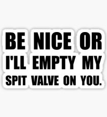 Pegatina Empty My Spit Valve