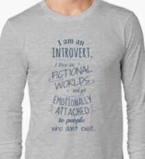 introvertierte, fiktive Welten, fiktive Charaktere Langarmshirt