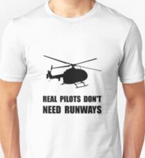 Helicopter Pilot Runways Unisex T-Shirt