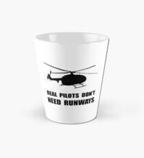 Helicopter Pilot Runways Tall Mug