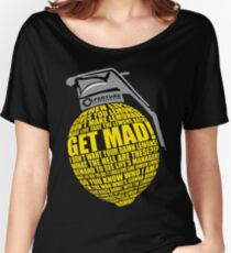 Portal 2 Cave Johnson Combustible lemon quote Women's Relaxed Fit T-Shirt
