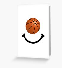 Basketball Smile Greeting Card