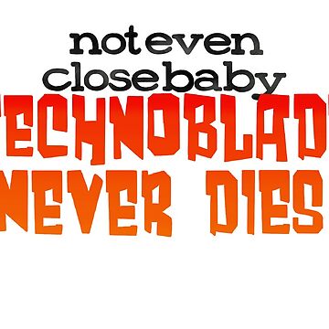 Technoblade Never Dies Sticker for Sale by skelli kelli