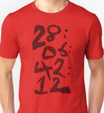 Camiseta unisex cuenta regresiva