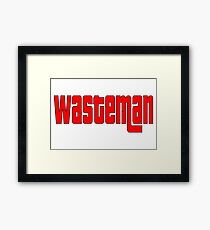 WasteMan Shirt Framed Print