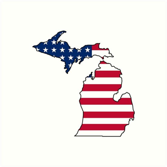 michigan outline with flag        
        <figure class=