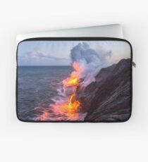 Kilauea Volcano Lava Flow Sea Entry 3- The Big Island Hawaii Laptop Sleeve