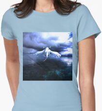 Lugia accros the sea Women's Fitted T-Shirt