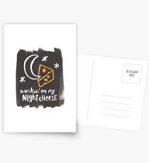 Workin' on my Night Cheese Postcards