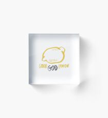 Good God Lemon! - 30 Rock Acrylic Block