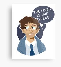 Fox Mulder Metal Print