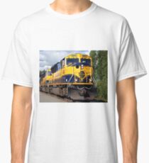 Alaska Railroad train engine Classic T-Shirt
