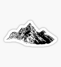 Mountain Range Sticker Sticker