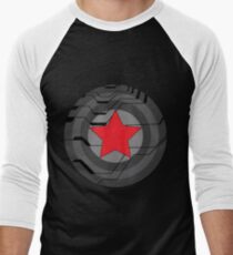 Winter Soldier Shield Men's Baseball ¾ T-Shirt