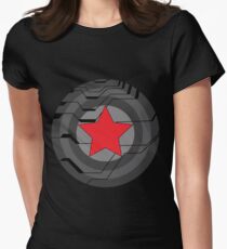 Winter Soldier Shield Women's Fitted T-Shirt