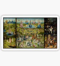 The Garden of Earthly Delights by Hieronymus Bosch (1480-1505) Sticker
