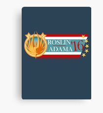 Roslin for President! Canvas Print