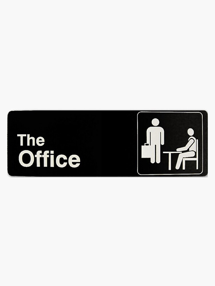 the office sticker by marhuerta1 redbubble