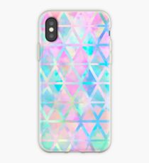Vinilo o funda para iPhone Patrón azteca pastel rosa