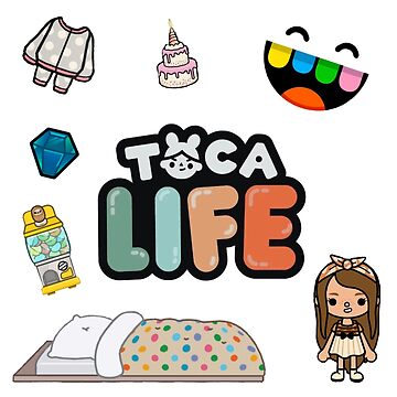 Toca Boca Toca Boca 2021 Toca Life World Mounted Print for Sale