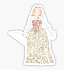 Let Me Be Your Right Hand Man Sticker