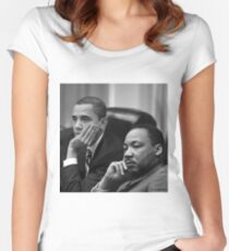 ObaMartin Women's Fitted Scoop T-Shirt