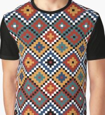 Navajo Blanket Pattern Graphic T-Shirt