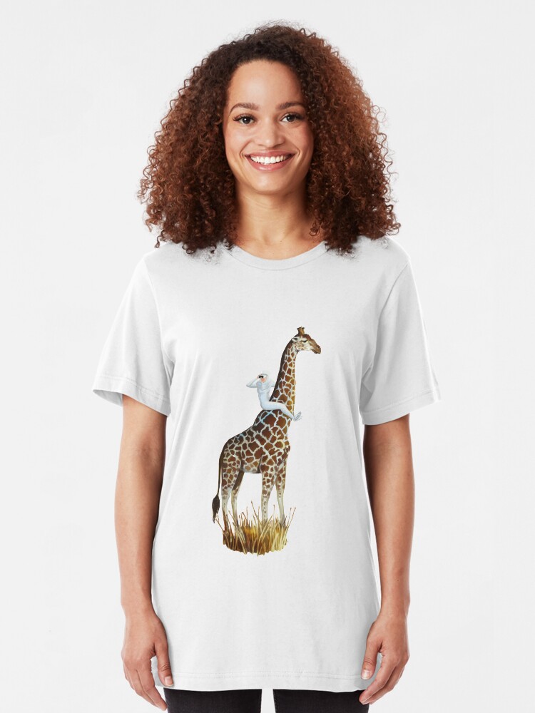 Alternate view of Lookout | Digital Illustration Slim Fit T-Shirt