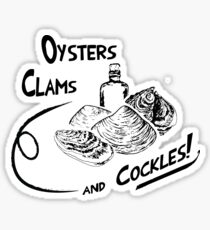 Game of Thrones - Oysters, clams, and cockles Sticker