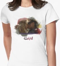 Clexa - The 100 - Brush Kiss Women's Fitted T-Shirt
