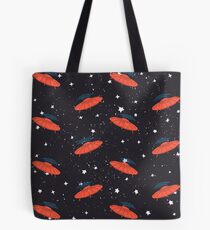 Hand drawn pattern UFO Tote Bag