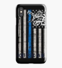 Blue Line LEO Dont Tread On me iPhone Case